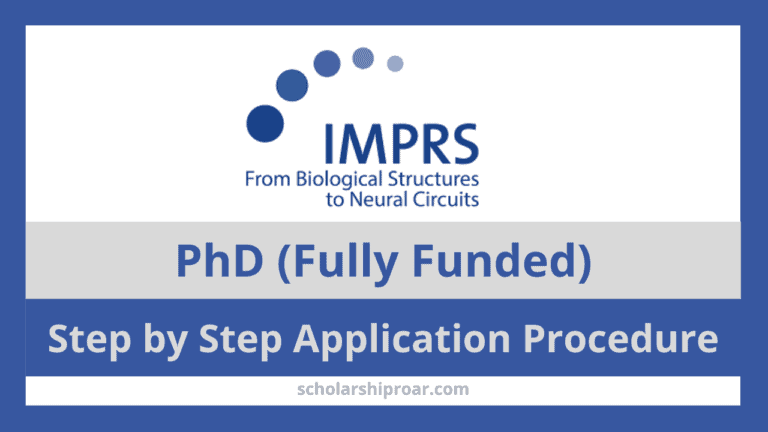 International Max Planck Research School PhD Scholarship 2024