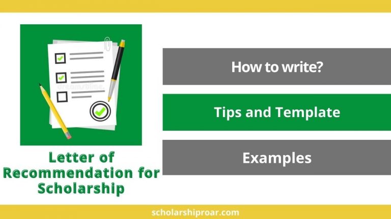How to Write Scholarship Recommendation Letter (Tips, Template, Examples)