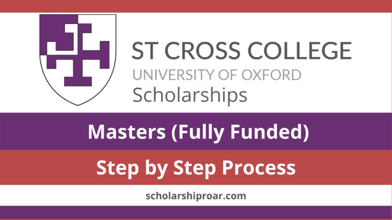 St Cross College Scholarship 2024 | University of Oxford