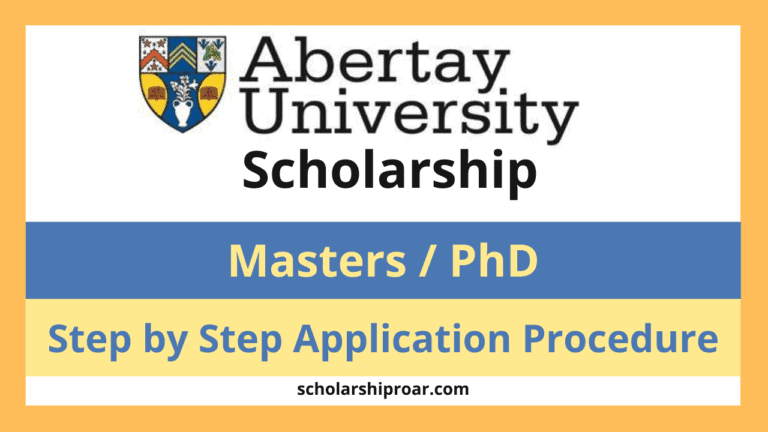 Abertay University Scholarships 2024 (Step by Step Process)