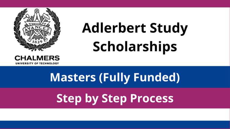 Adlerbert Study Scholarships 2024 | Chalmers University of Technology