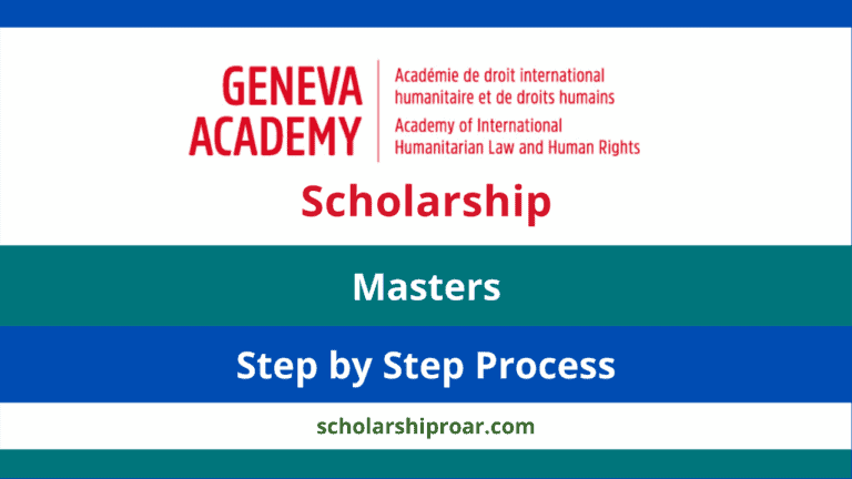 Geneva Academy Scholarship 2024 (Fully Funded)