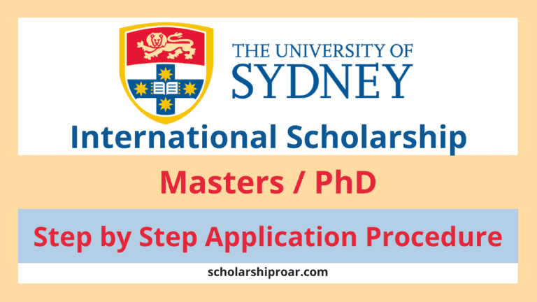 University of Sydney International Scholarships 2024