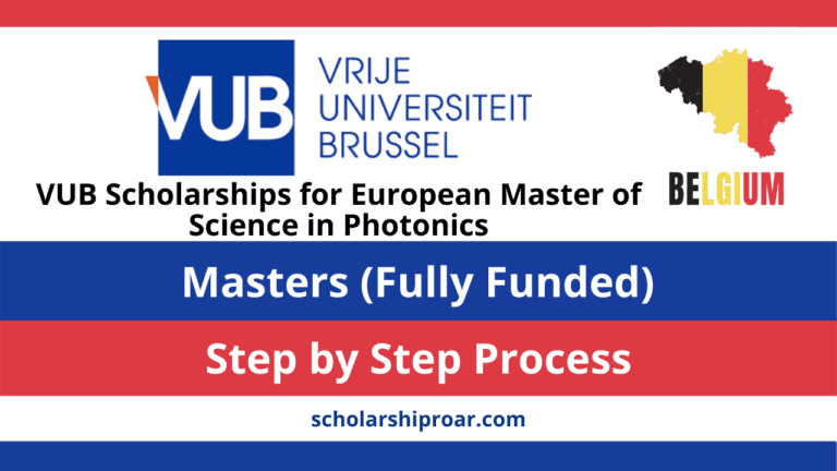 Vrije Universiteit Brussel Scholarships 2024