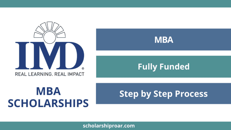 IMD MBA Scholarships 2025 (Application Process)