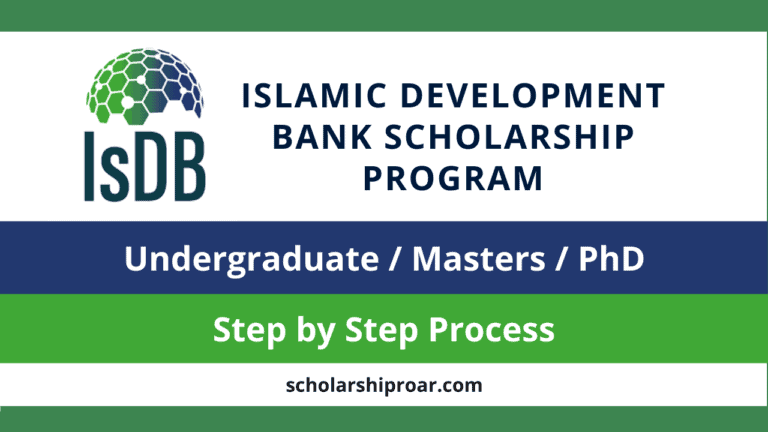 IsDB Scholarship 2024 | Step by Step Process