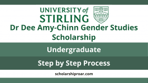 Dr Dee Amy-Chinn Gender Studies Scholarship