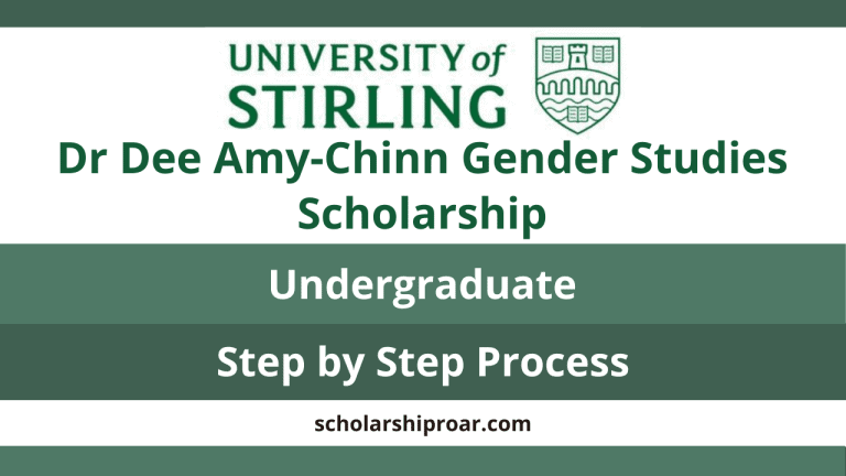 Dr Dee Amy-Chinn Gender Studies Scholarship 2024