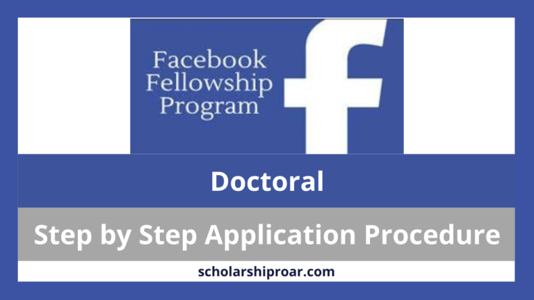 Facebook PhD Fellowship 2024 (Fully Funded)