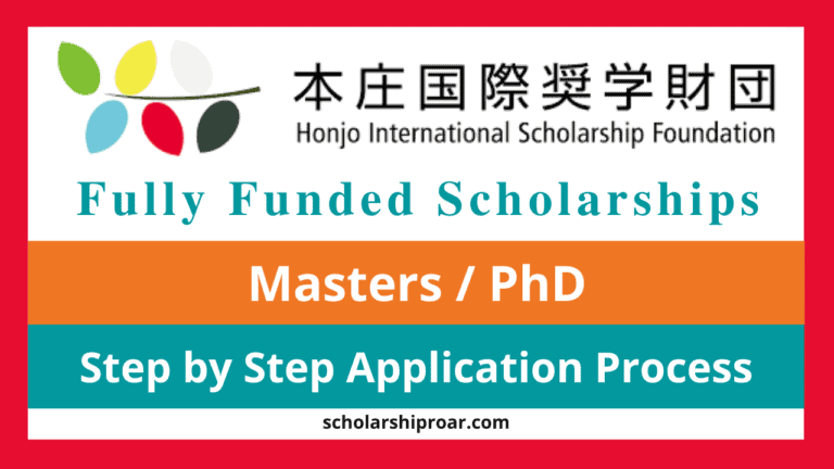 Honjo International Scholarship Foundation 2024 (Fully Funded)