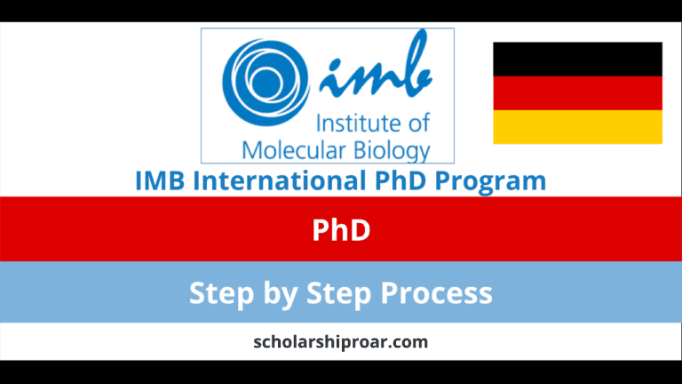 IMB International PhD Program 2024 Germany