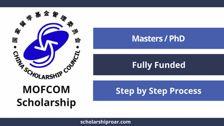 MOFCOM Scholarship 2024 (Fully Funded) China