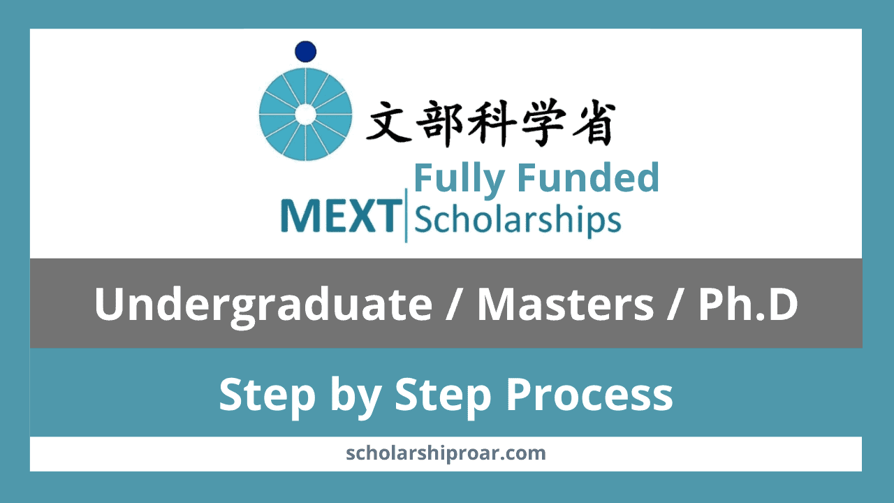 MEXT Scholarship 2023 (Fully Funded) Application Process