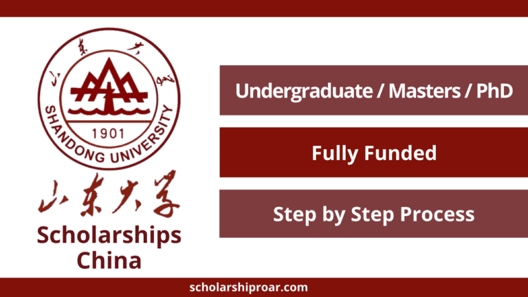 Shandong University Scholarship 2024 (Fully Funded)