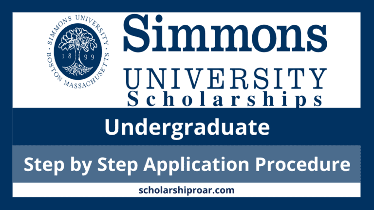 Simmons University Kotzen Scholarships 2024 | Fully Funded