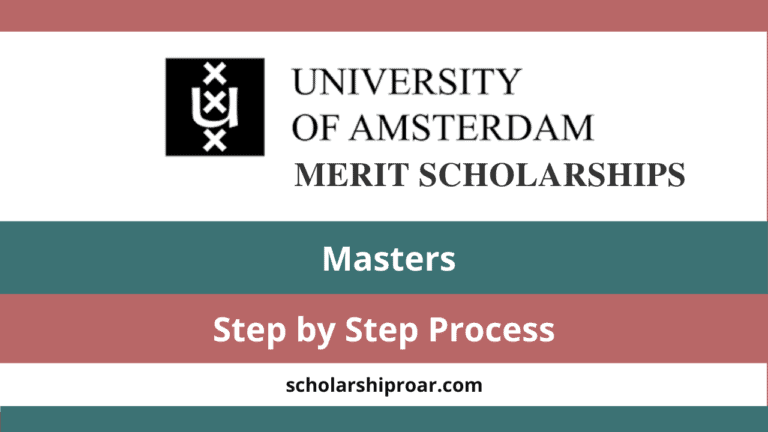 University of Amsterdam Merit Scholarship 2024 (Step by Step)