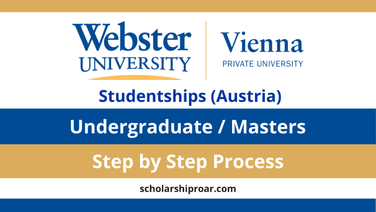 Webster Vienna Private University Scholarships 2024