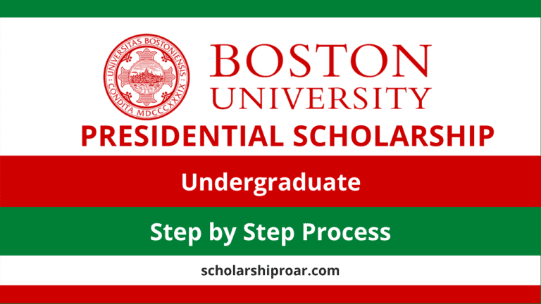 Boston University Presidential Scholarship 2024 USA