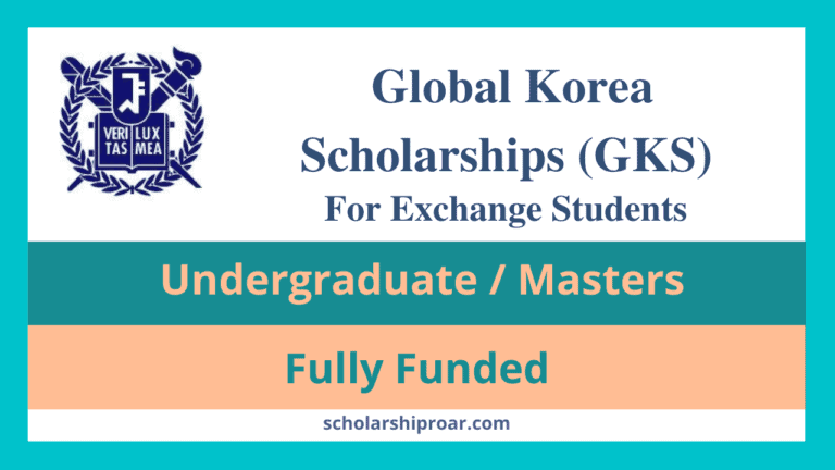 Global Korea Scholarship (GKS) for Exchange Students 2024