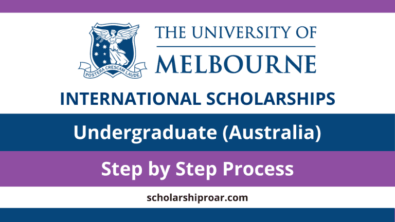Melbourne International Undergraduate Scholarship 2024