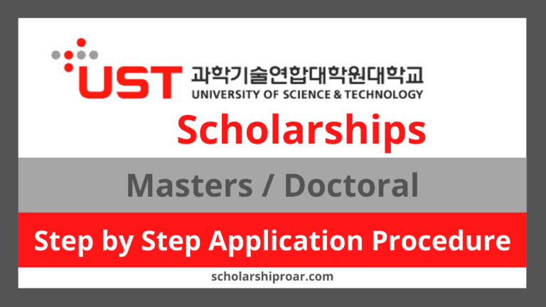 UST Scholarships 2024 (Fully Funded) Application Process