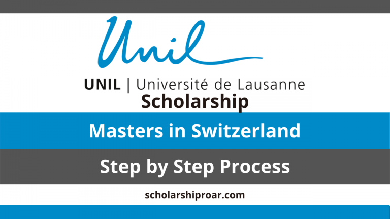 University of Lausanne Scholarship 2024 | UNIL Scholarship