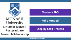 Sir James McNeill Postgraduate Research Scholarship
