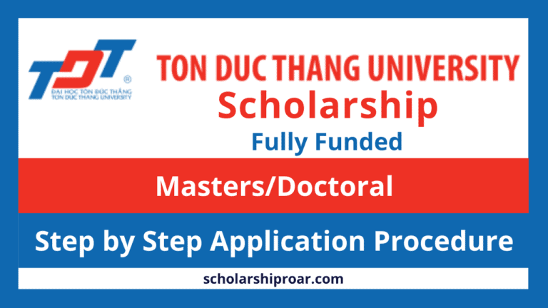 Ton Duc Thang University Scholarships 2024 (Fully Funded)