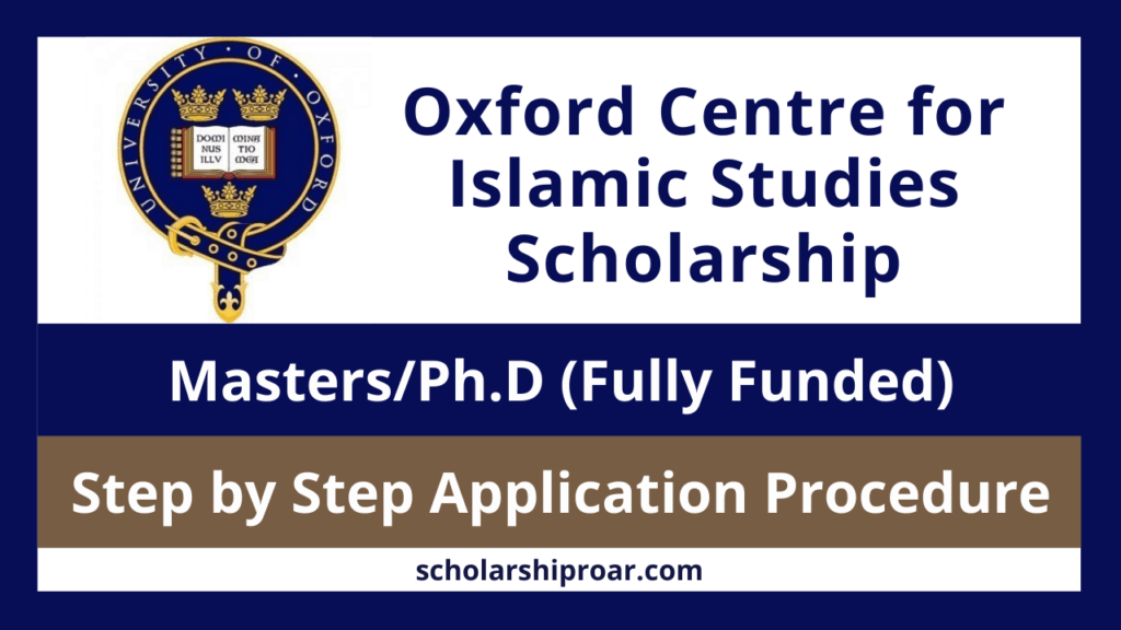 University of oxford scholarship