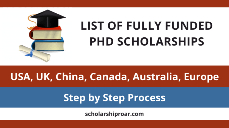 Fully Funded PhD Scholarships for International Students 2024