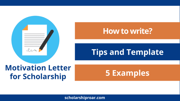 How to write a Motivation Letter for Scholarship (5 Examples)