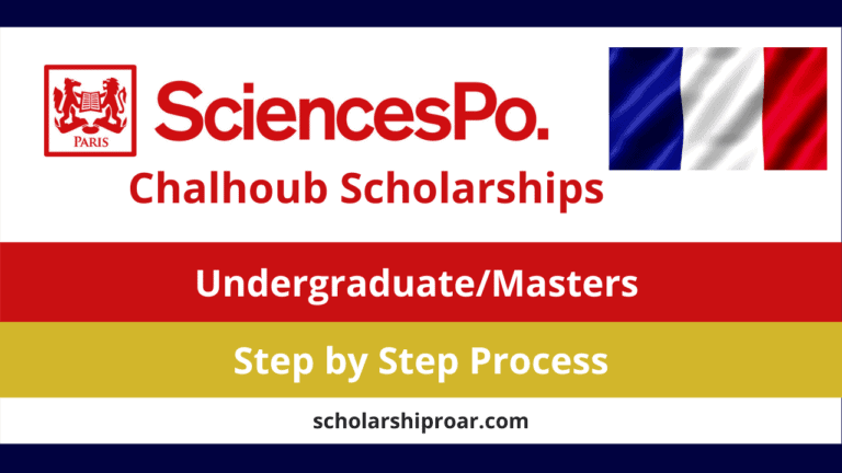 Chalhoub Scholarship 2024 | Fully Funded | France