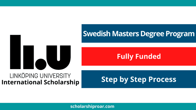 Linköping University (LiU) International Scholarship 2023