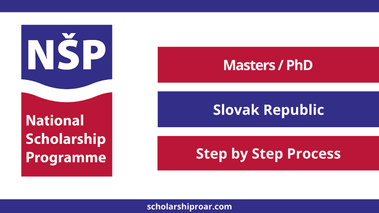Government of Slovak Republic National Scholarship Program 2024