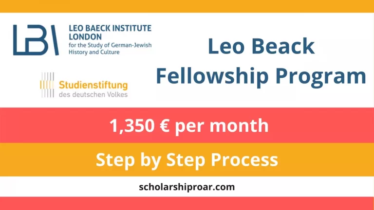The Leo Baeck Fellowship Program 2024 | Germany