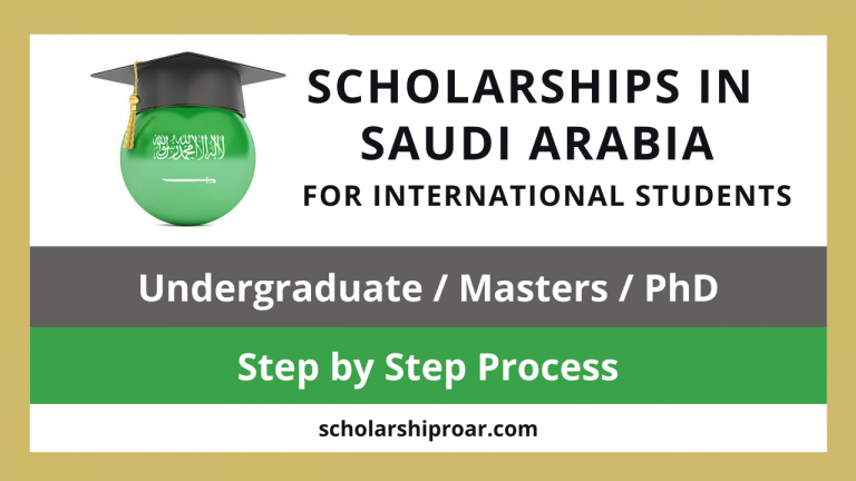 Saudi Arabia Scholarships for International Students 2024