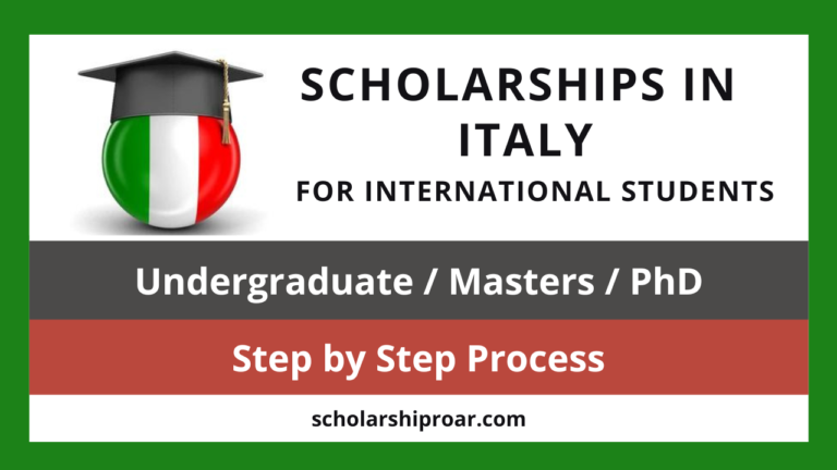 Italy Scholarships for International Students 2024