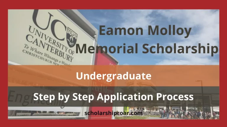 Eamon Molloy Memorial Scholarship 2024 | University of Canterbury