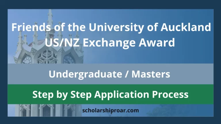 Friends of the University of Auckland US/NZ Exchange Award 2024