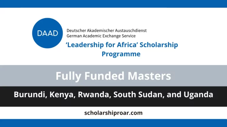 DAAD Leadership for Africa (LFA) Scholarships 2025