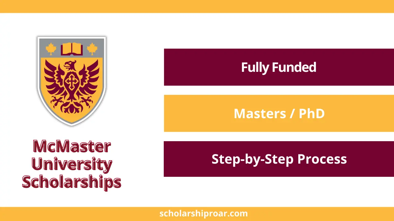 McMaster University Graduate Scholarships 2026 in Canada (Fully Funded)