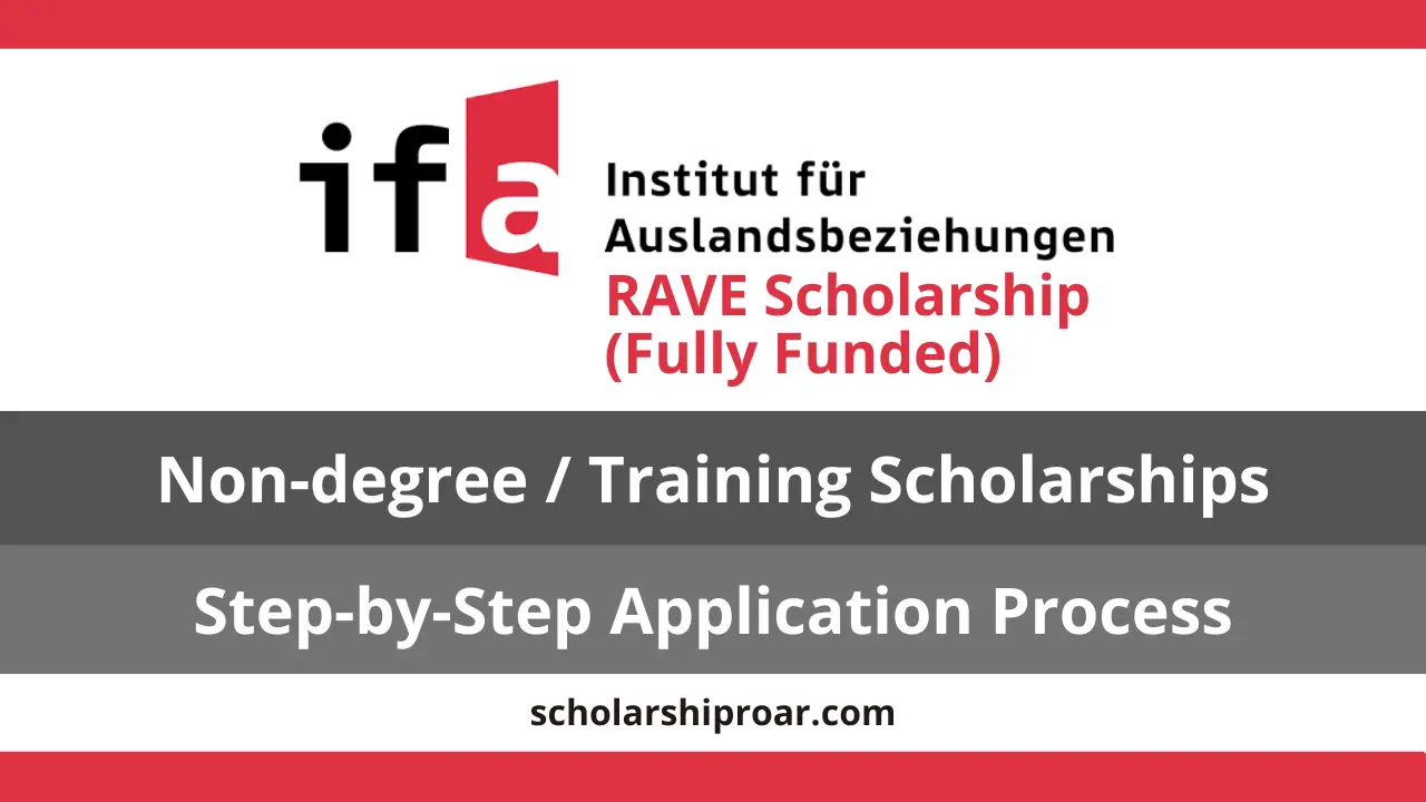RAVE Scholarship 2027 (Fully Funded) | Study in Germany