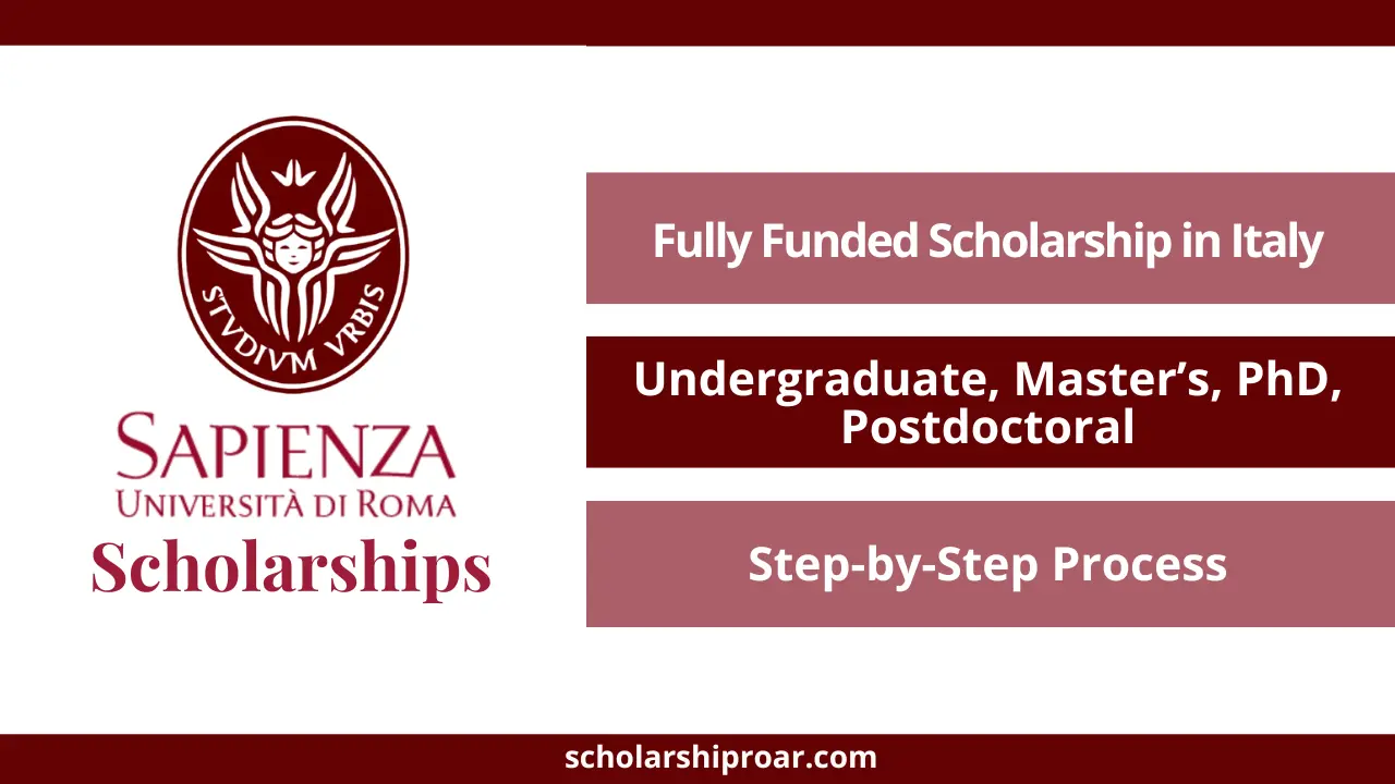 Sapienza University Scholarships 2027 in Italy | Funded