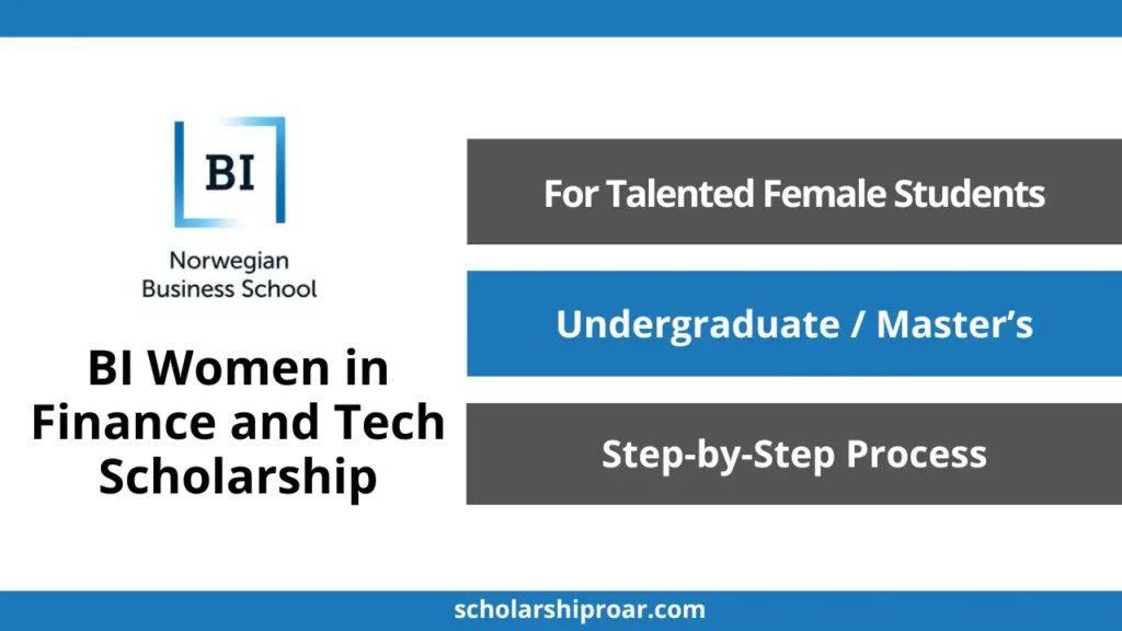 BI Women in Finance and Tech Scholarship