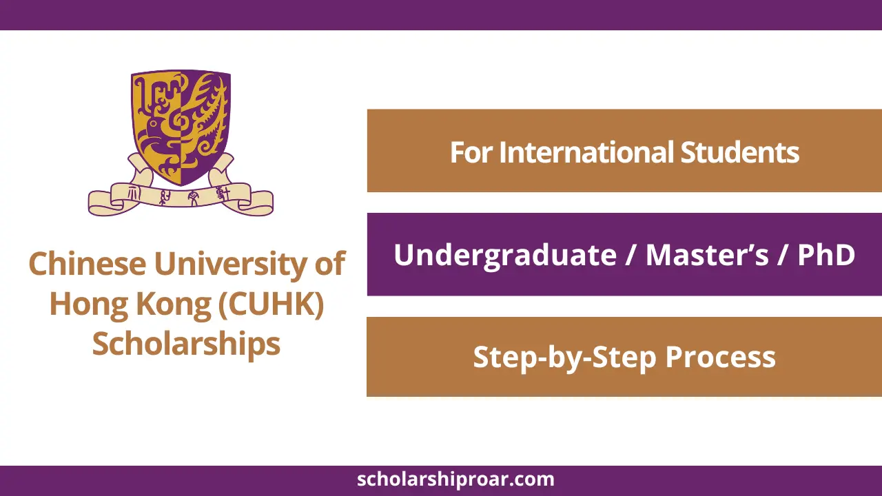 Chinese University of Hong Kong Scholarships