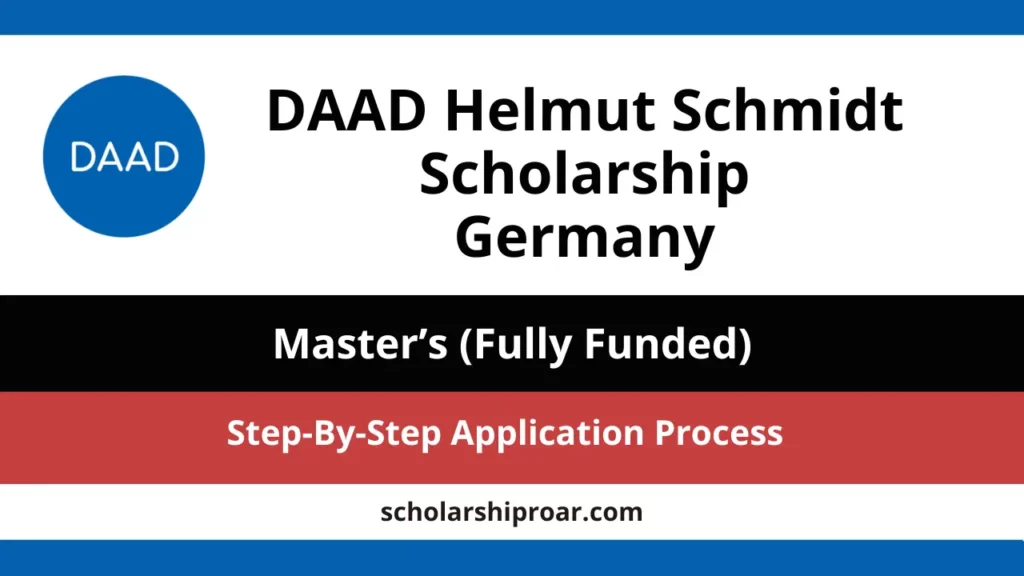 DAAD Helmut Schmidt Scholarships