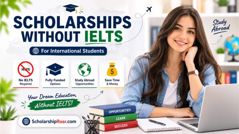 Fully funded scholarship without IELTS for international students