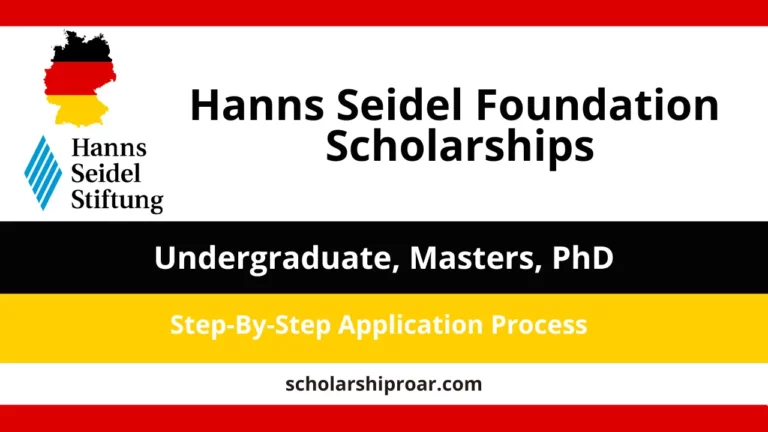 Hanns Seidel Foundation scholarship