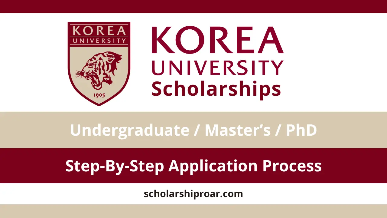 Korea University Scholarships 2027 for International Students