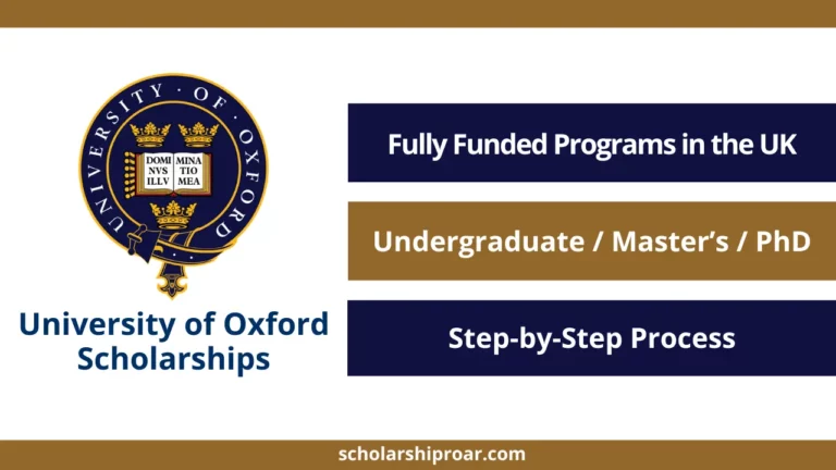 University of Oxford Scholarships